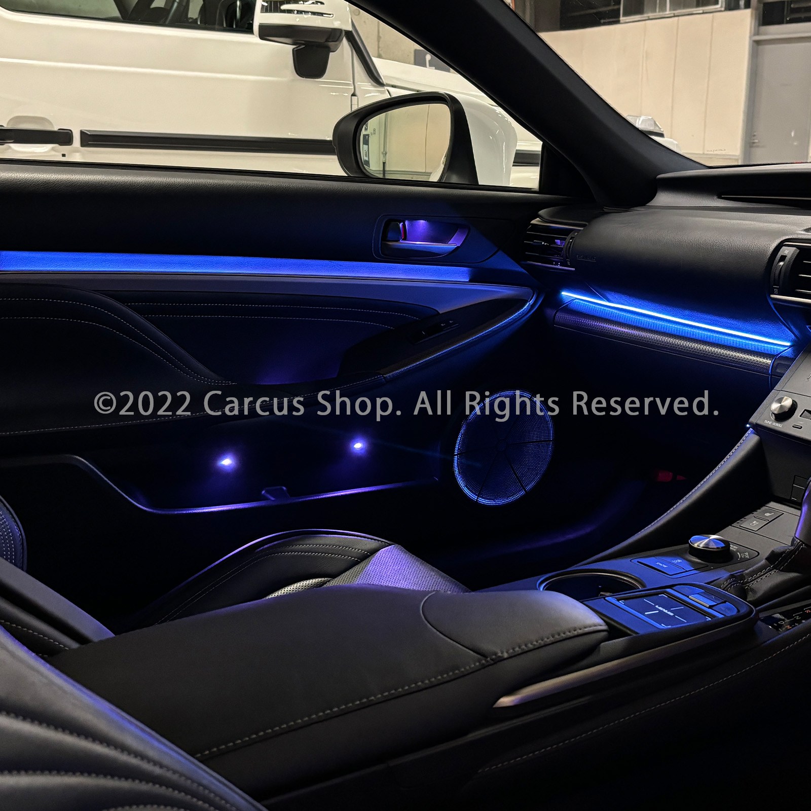 12月限定来店取付工賃込 レクサス RC10系用 64色対応車内アンビエントシステム基本セット LEXUS RC300h RC350 RC200t GSC10 AVC10 ASC10 (イルミネーション)