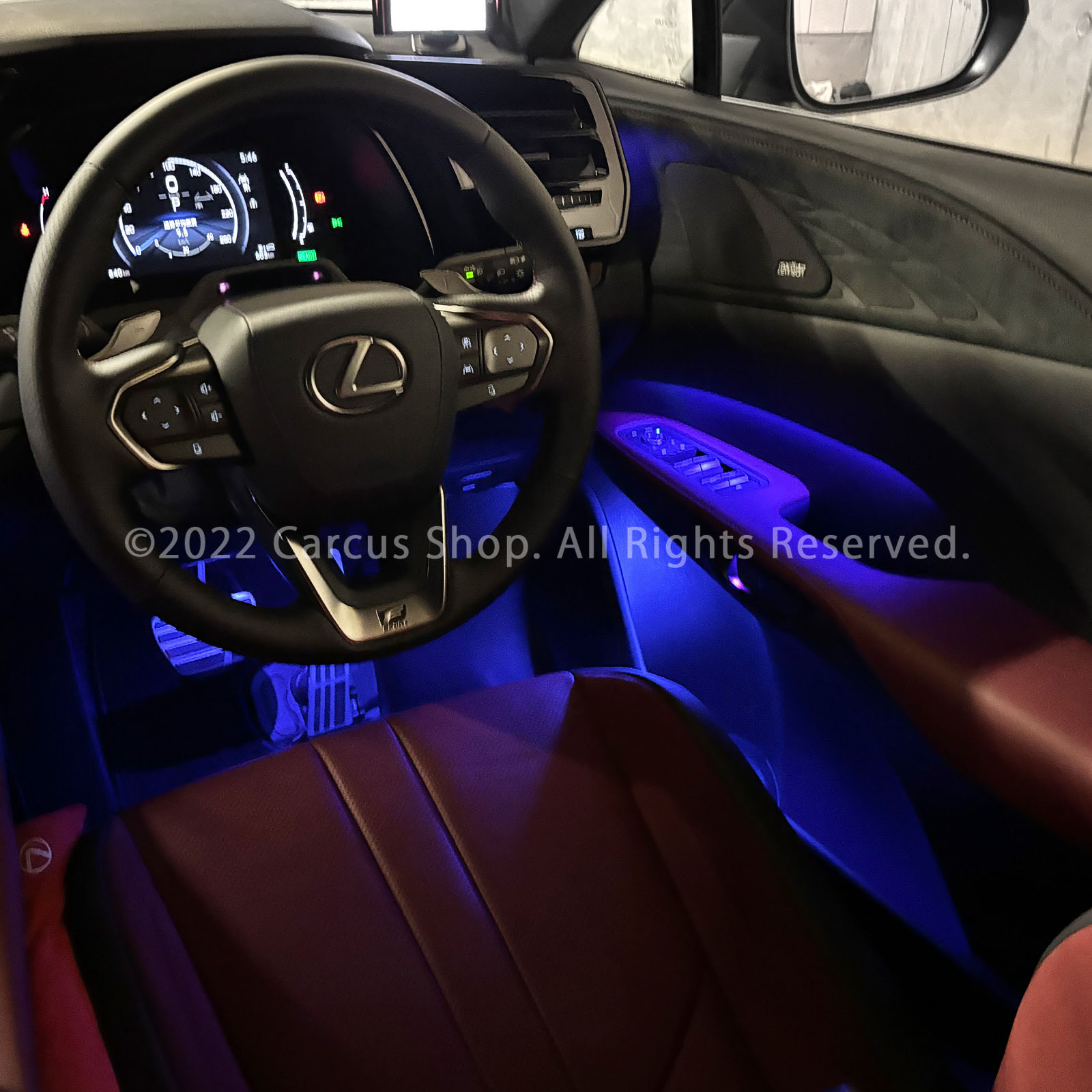 9月限定来店取付工賃込 レクサス RX30系用 64色対応車内アンビエントシステム基本セット LEXUS RX30系 RX500h RX450h+ RX350h RX350 TALH17 AALH16 TALA10 TALA15