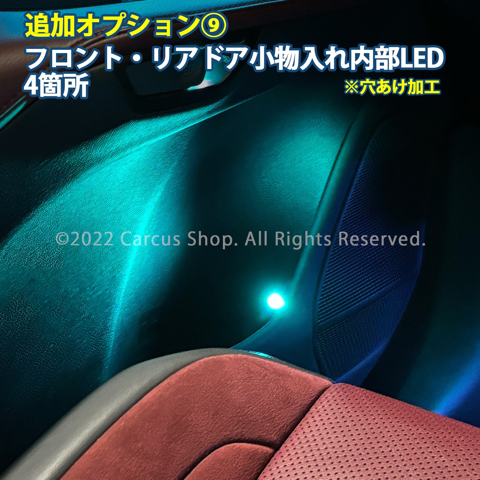 レクサスRX専用 サイドドアイルミネーション アンビエントライト