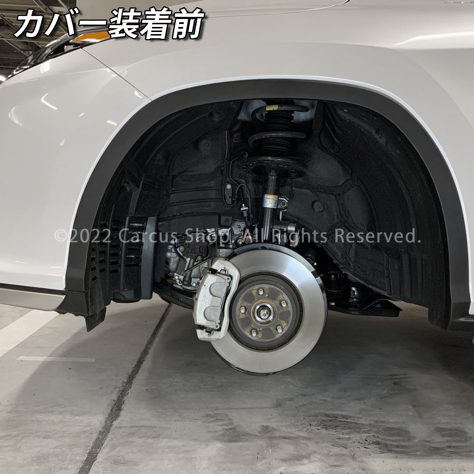 レクサス車 RX20系用 高耐久金属製キャリパーカバーセット LEXUS