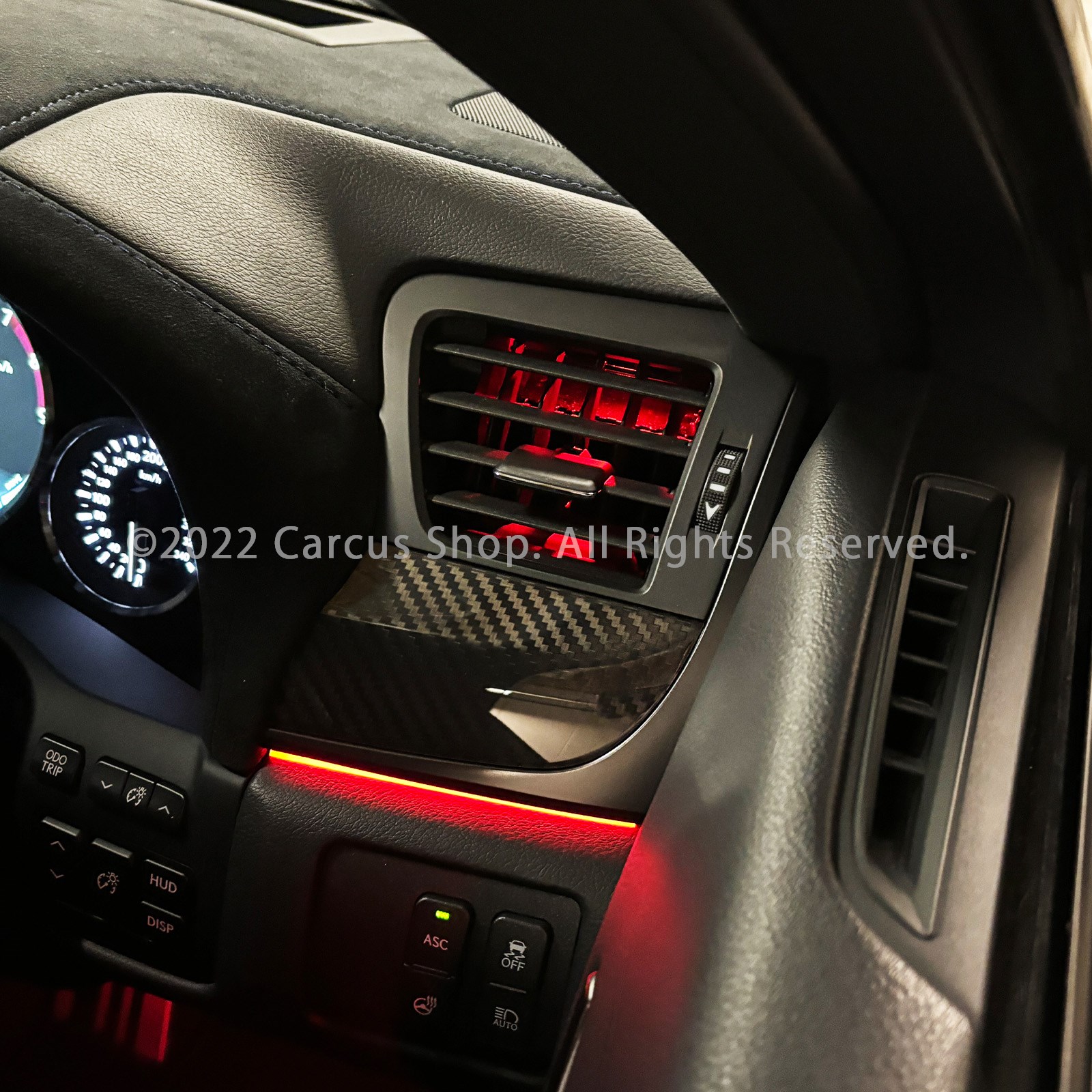 期間限定セール 先着3台限定 12月~1月限定来店取付工賃込 レクサス GS10系用 64色対応車内アンビエントシステム基本セット LEXUS GS300 GS300h GS350 GS450h ARL10 AWL10 GWL10 URL10(イルミネーション)