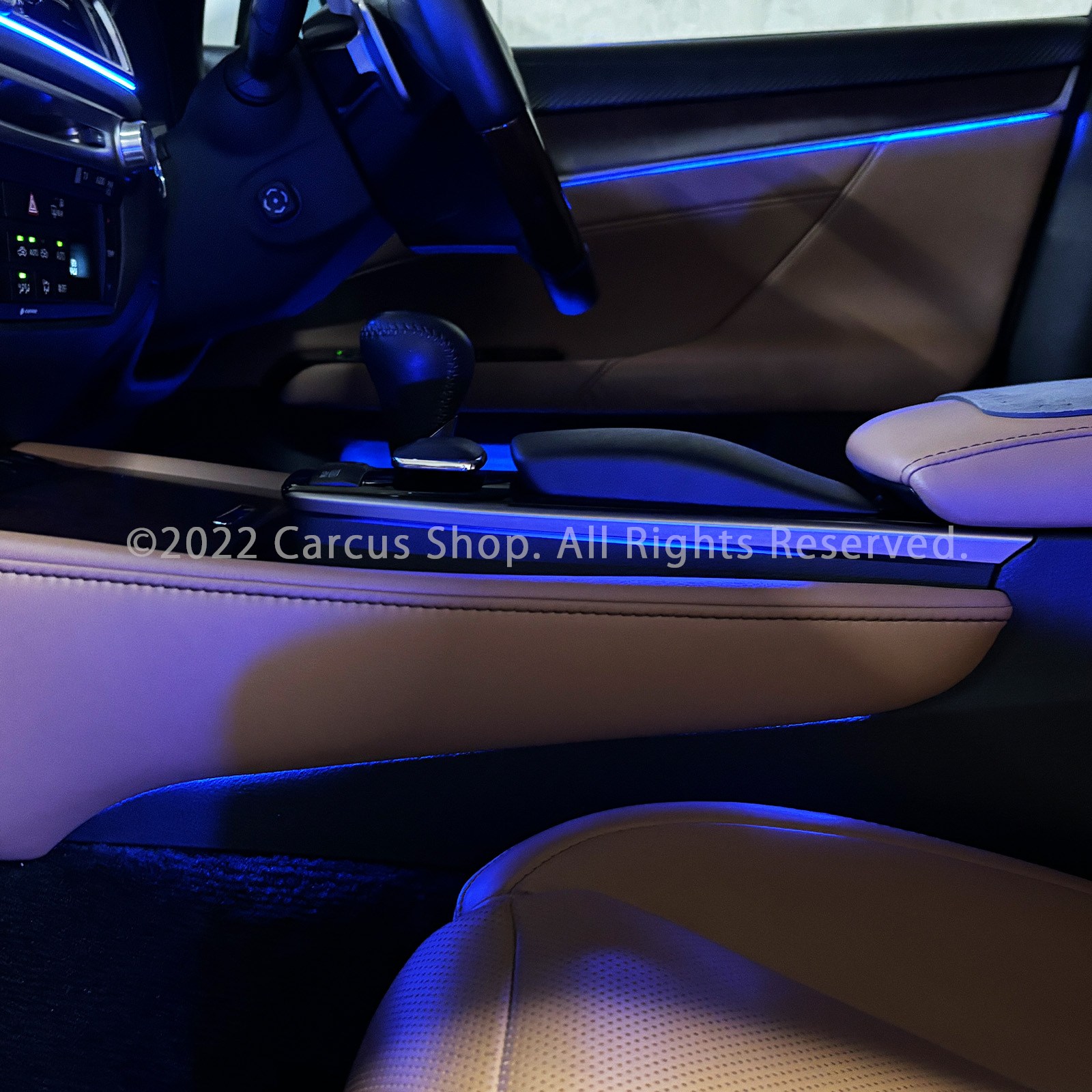 期間限定セール 先着3台限定 12月~1月限定来店取付工賃込 レクサス GS10系用 64色対応車内アンビエントシステム基本セット LEXUS GS300 GS300h GS350 GS450h ARL10 AWL10 GWL10 URL10(イルミネーション)