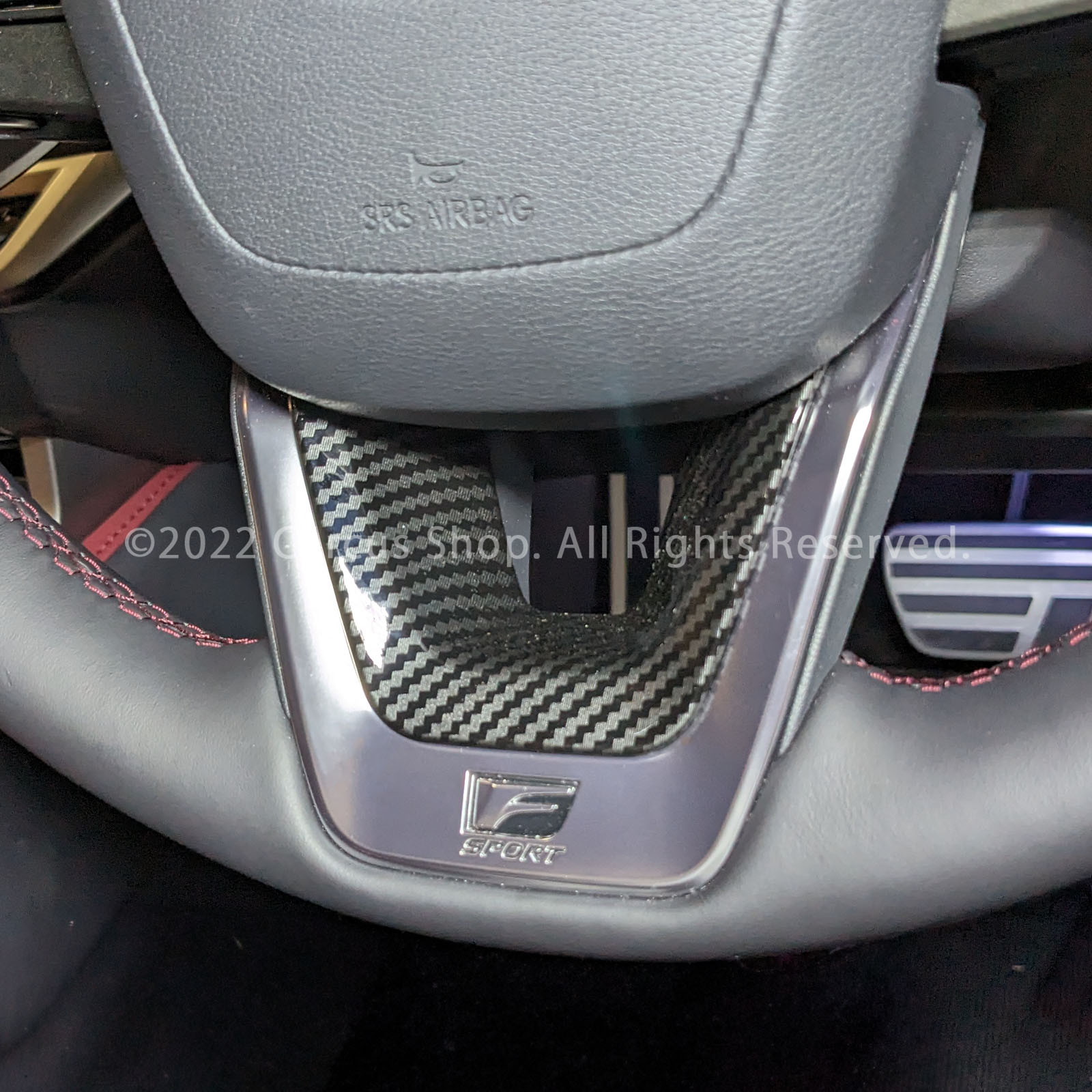 レクサス RX30系用 ステアリングアンダーカバー カーボンスタイル LEXUS NX450h+ NX350h NX350 NX250