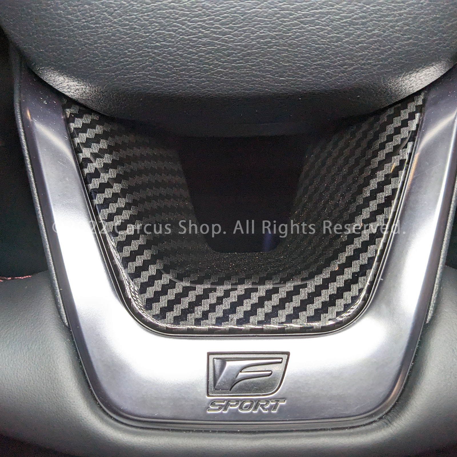 レクサス RX30系用 ステアリングアンダーカバー カーボンスタイル LEXUS NX450h+ NX350h NX350 NX250