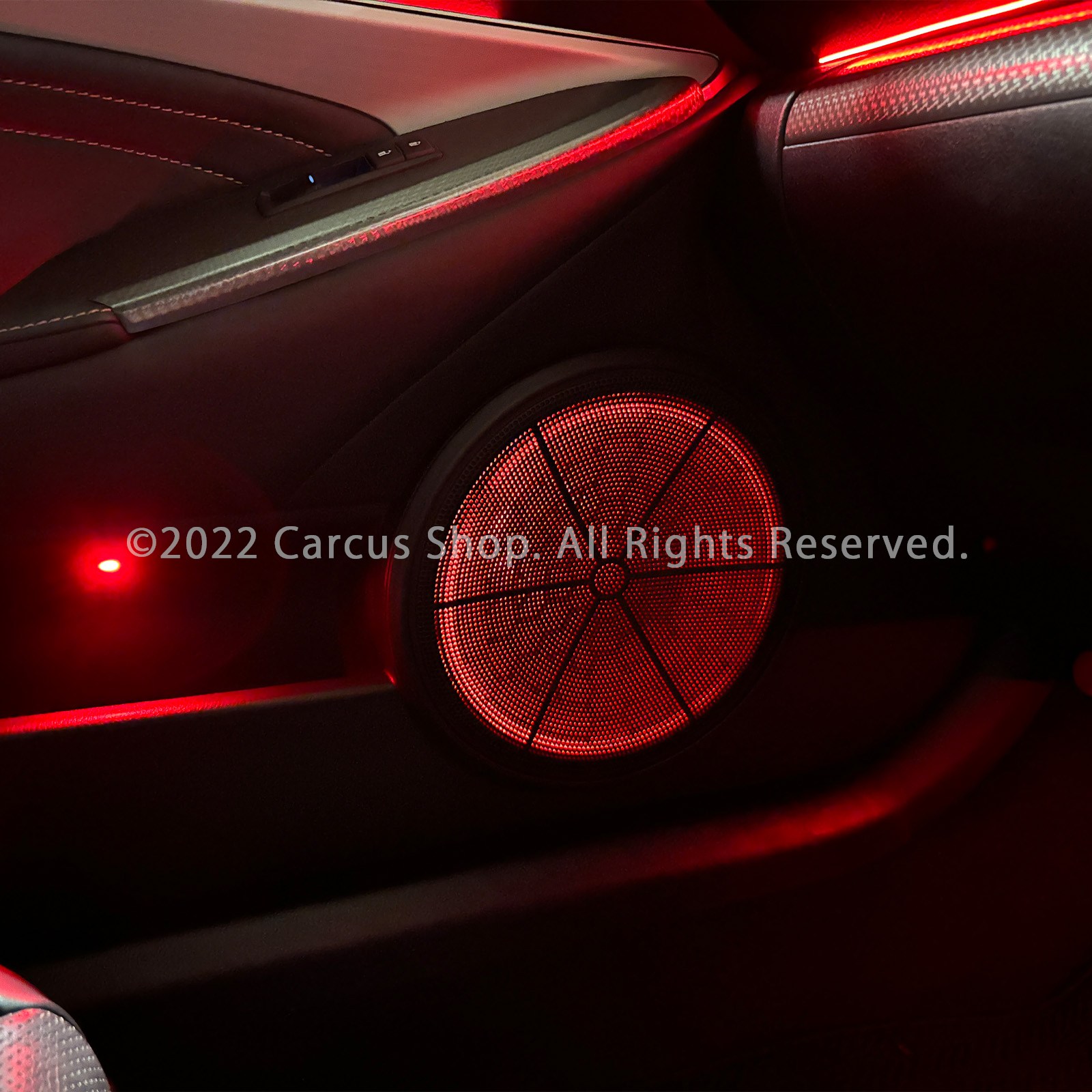 期間限定セール 先着3台限定 12月~1月限定来店取付工賃込 レクサス RC10系用 64色対応車内アンビエントシステム基本セット LEXUS RC300h RC350 RC200t GSC10 AVC10 ASC10 (イルミネーション)