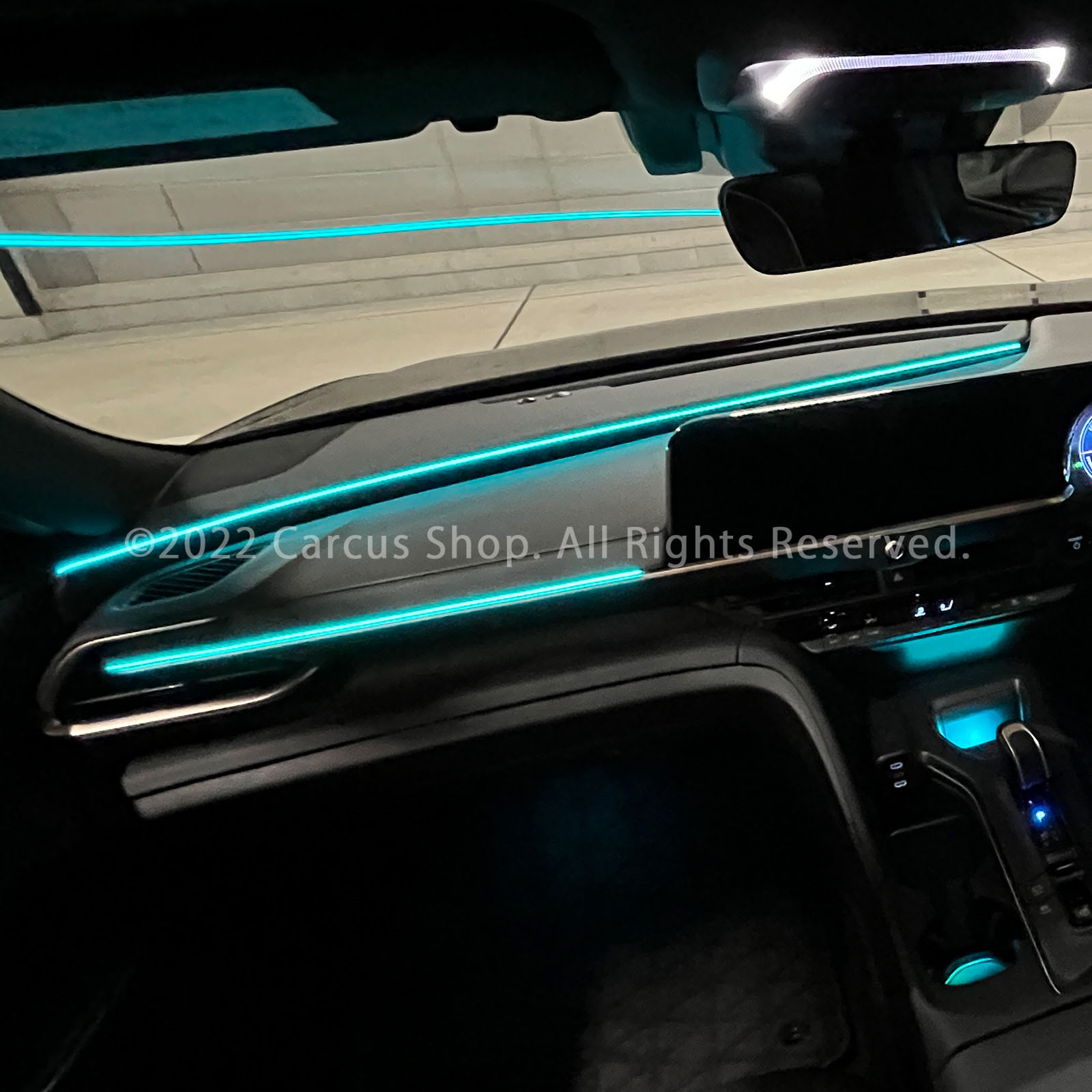 1月限定来店取付工賃込 トヨタ 36系クラウンスポーツ用 64色対応車内アンビエントシステム基本セット+追加OP⑦⑫⑯セット 36クラウンスポーツ AZSH36W AZSH37W HEV イルミネーション