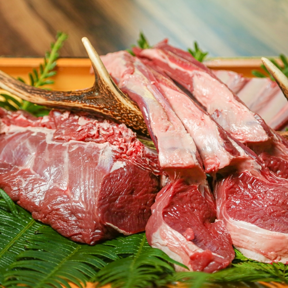 ローストもも鹿肉
