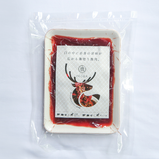 薄切り鹿肉