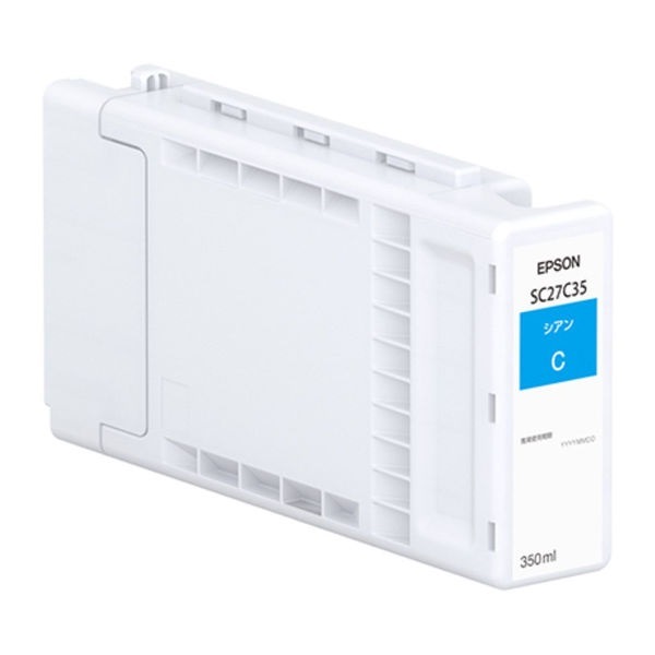 EPSON 純正　SC27C35 インクカートリッジ 350ml SC27C35 シアン インクカートリッジ 350ml 純正品 | インク
