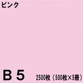 B5������ ���顼���ԡ��ѻ� 2500���500���5���˥ԥ󥯡��̱�NEW�ե����󥫥顼��