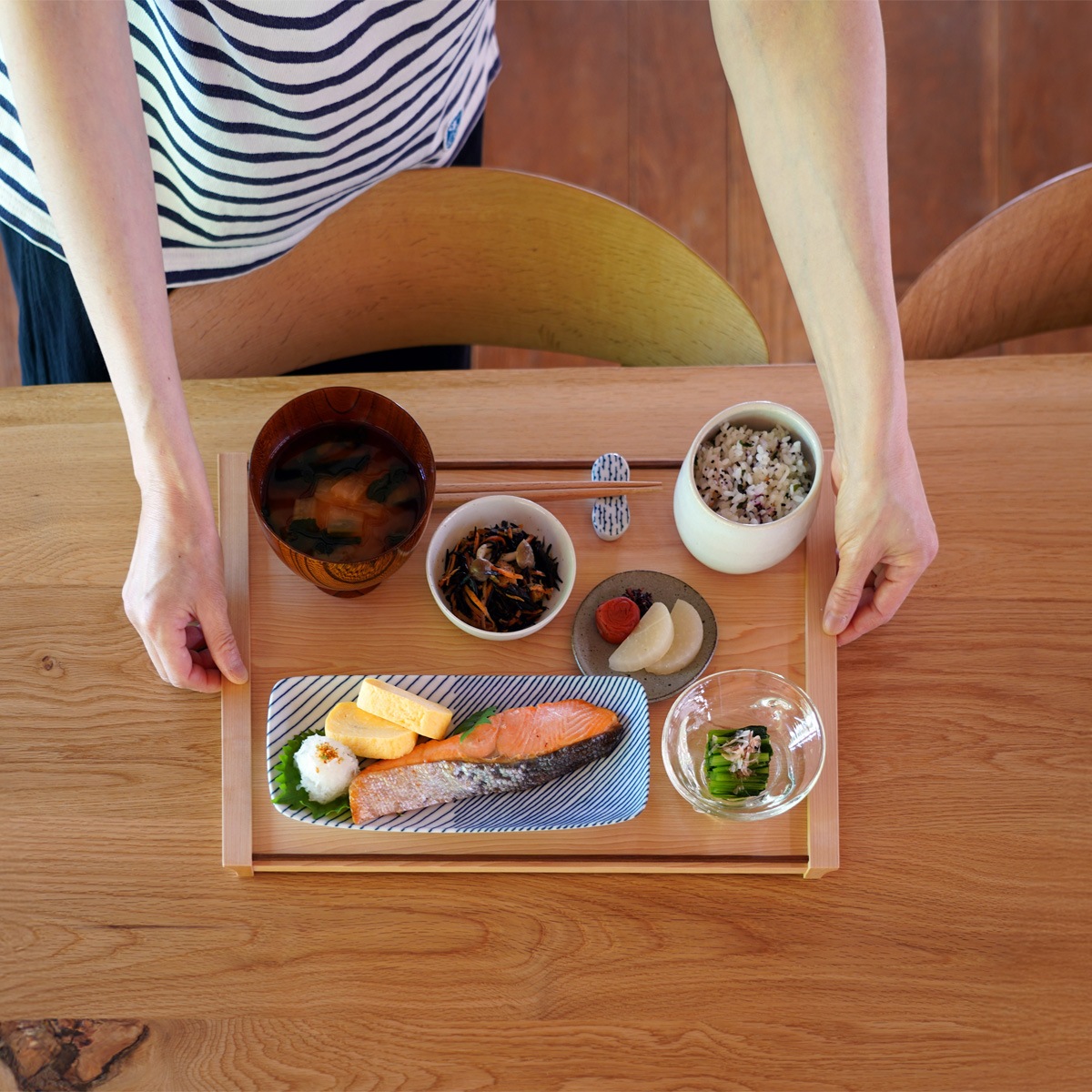 木製 トレー 7枚 お膳