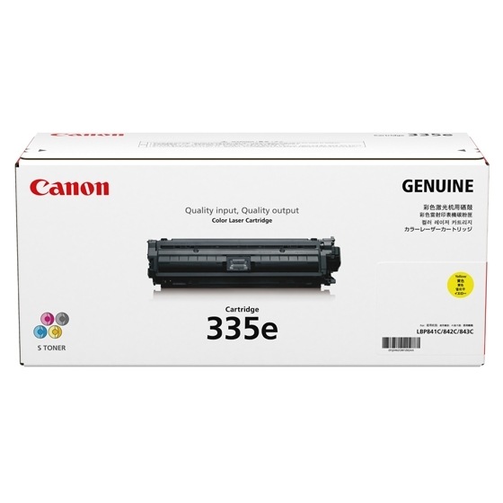 ����Υ� Canon �ȥʡ� �����ȥ�å�335e Y �������� 0462C001 (CRG-335e YEL/Cartridge-335e YEL) ������