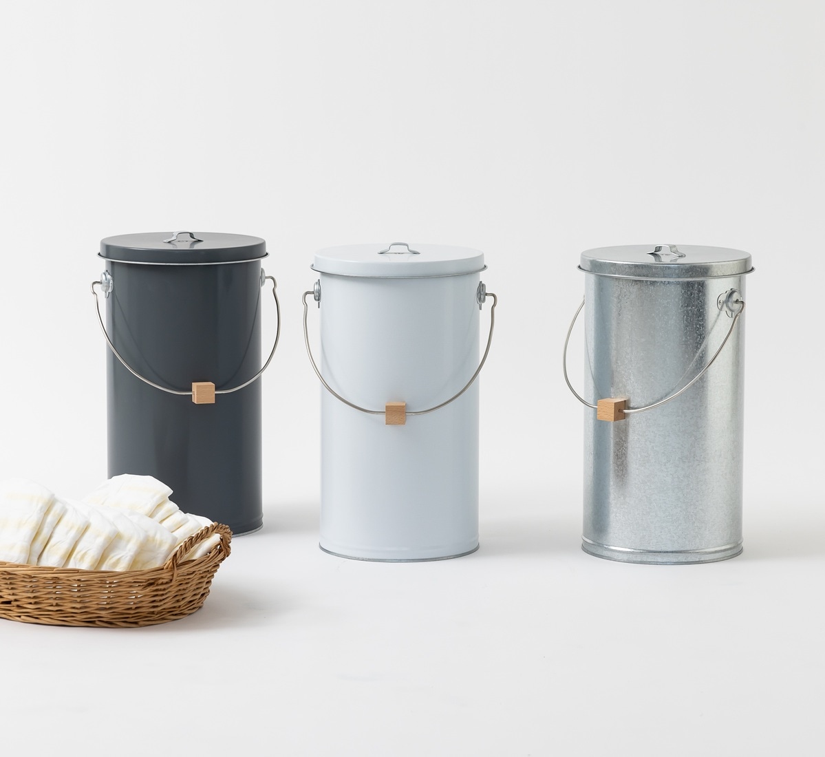 1コ/950ml】ステンレスニューアイスペール｜業務用備品の通販【飲食店用品.jp】 DeeRace 蓋付きステンレス製バケツ ミルクペール お手入れ簡単 多目的ディスペンサー バーベキュー用収納容器, 25×45cm