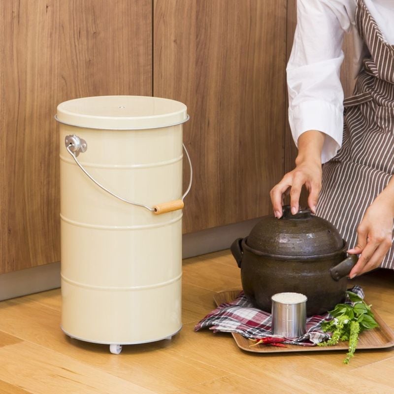 OBAKETSU】ライスストッカー10kg（キャスター付き） | 10kg | OBAKETSU