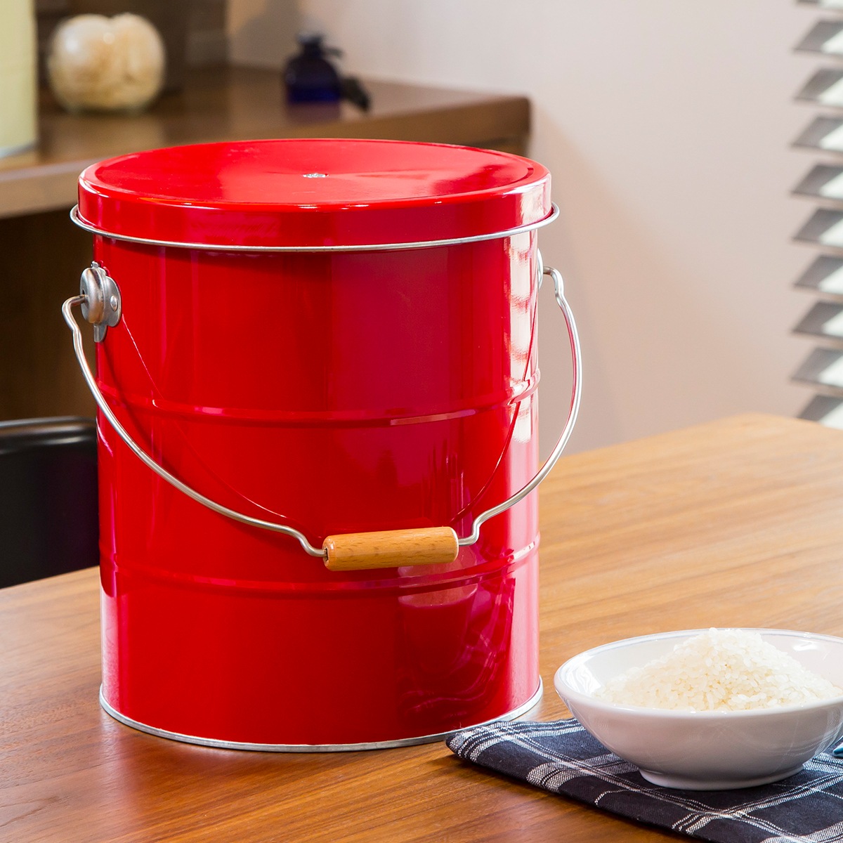 【OBAKETSU】ライスストッカー5kg（キャスターなし）