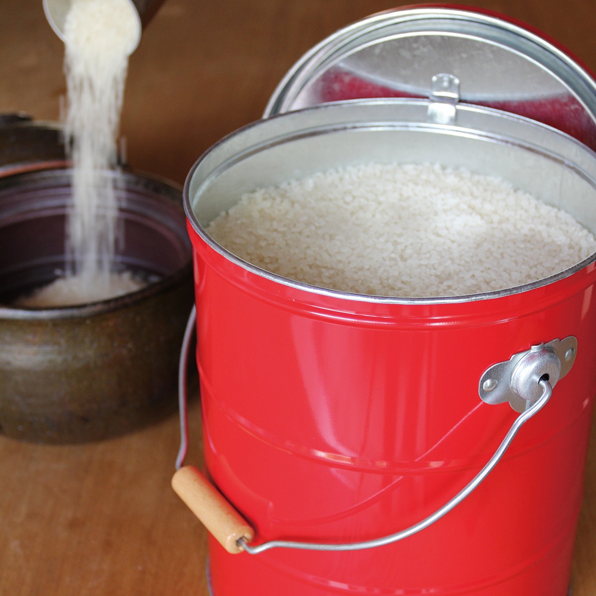 【OBAKETSU】ライスストッカー5kg（キャスターなし）