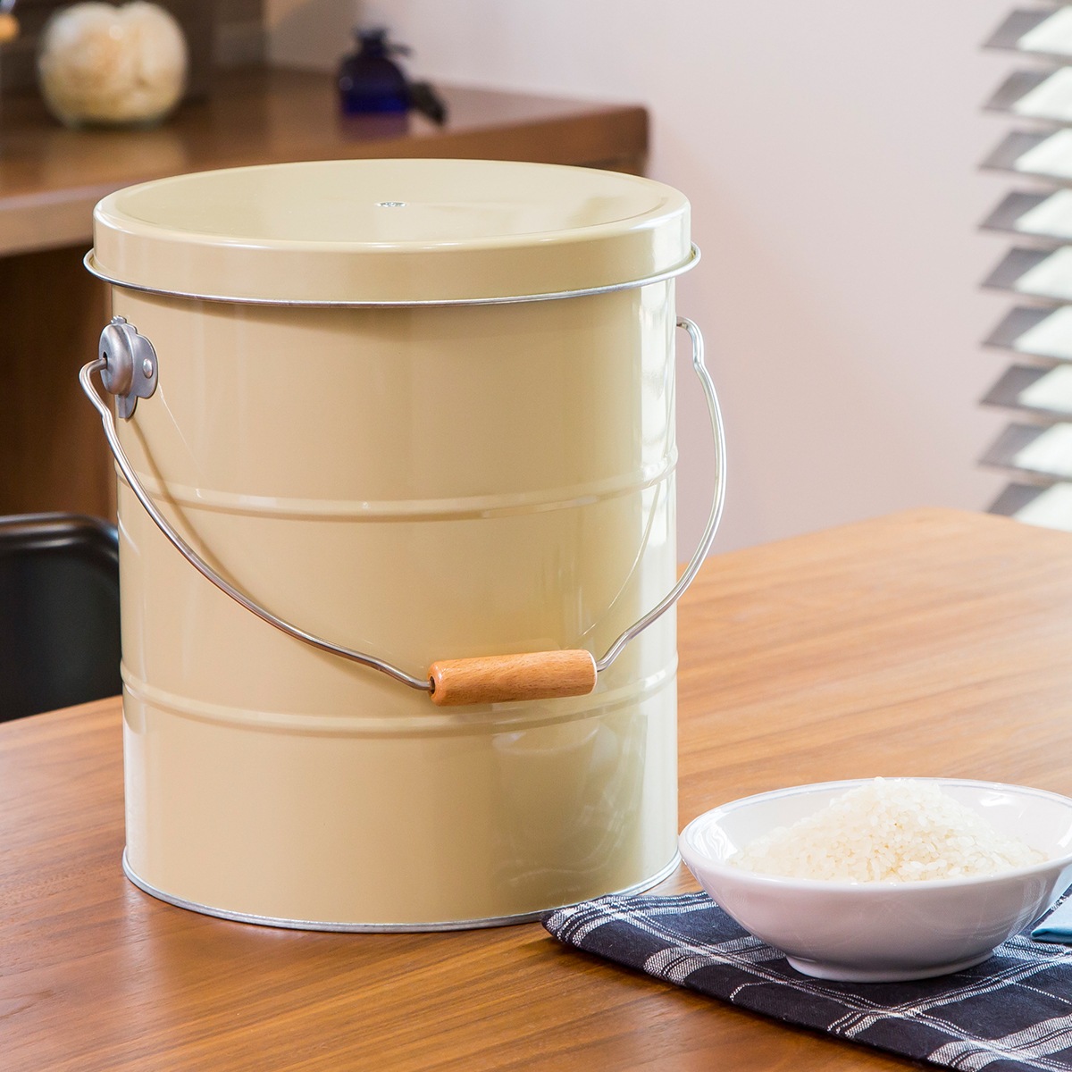 【OBAKETSU】ライスストッカー5kg（キャスターなし）