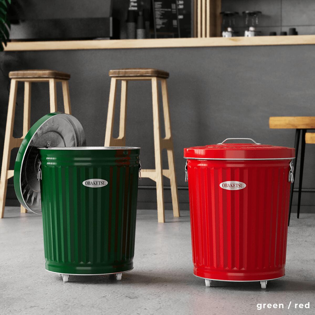 【OBAKETSU】ゴミ箱 33Lキャスター付き