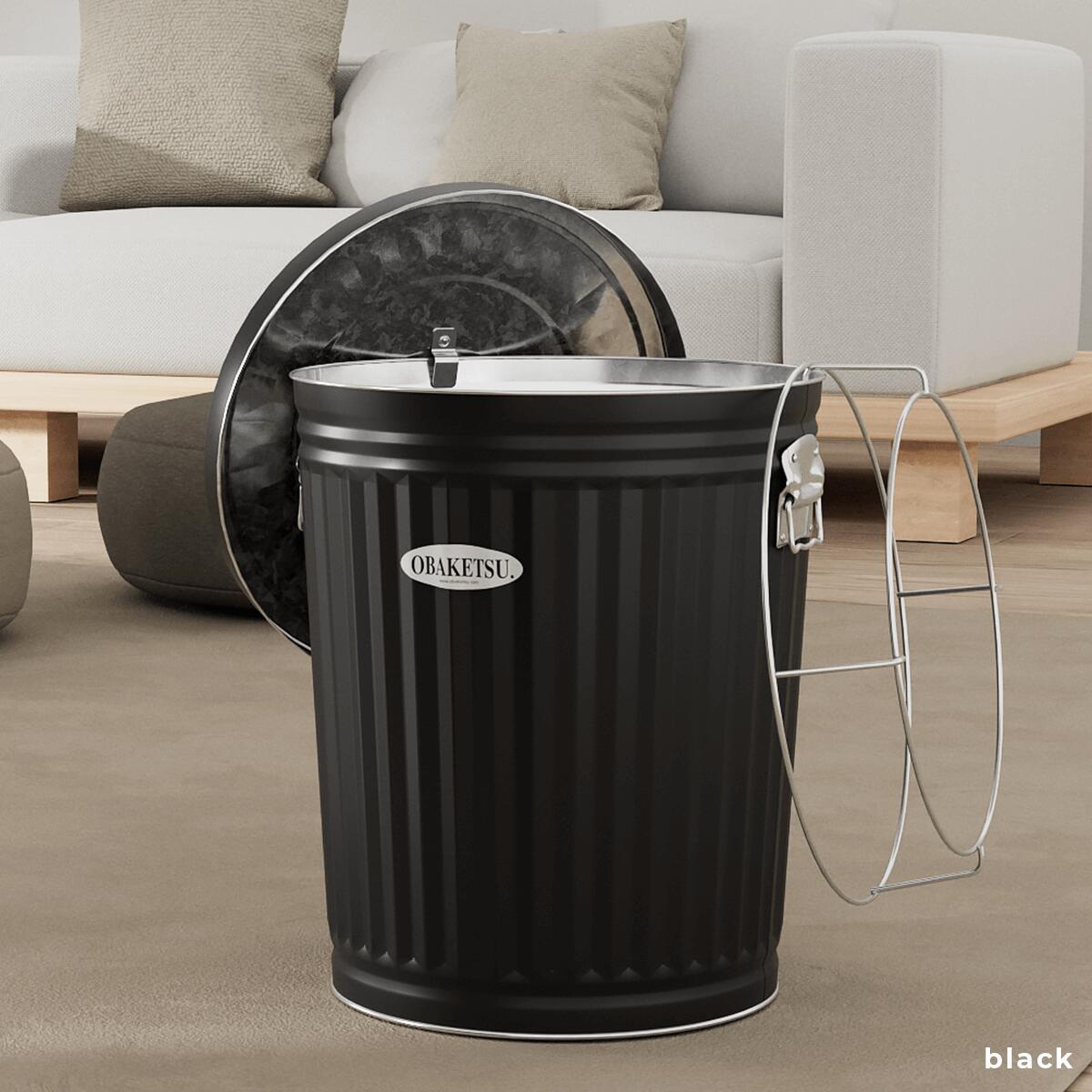 【OBAKETSU】ホルダー付きゴミ箱 33L