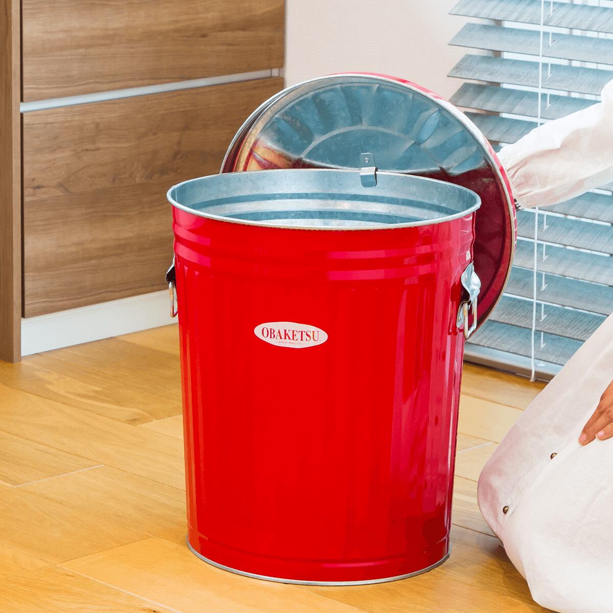 【OBAKETSU】ホルダー付きゴミ箱 33L