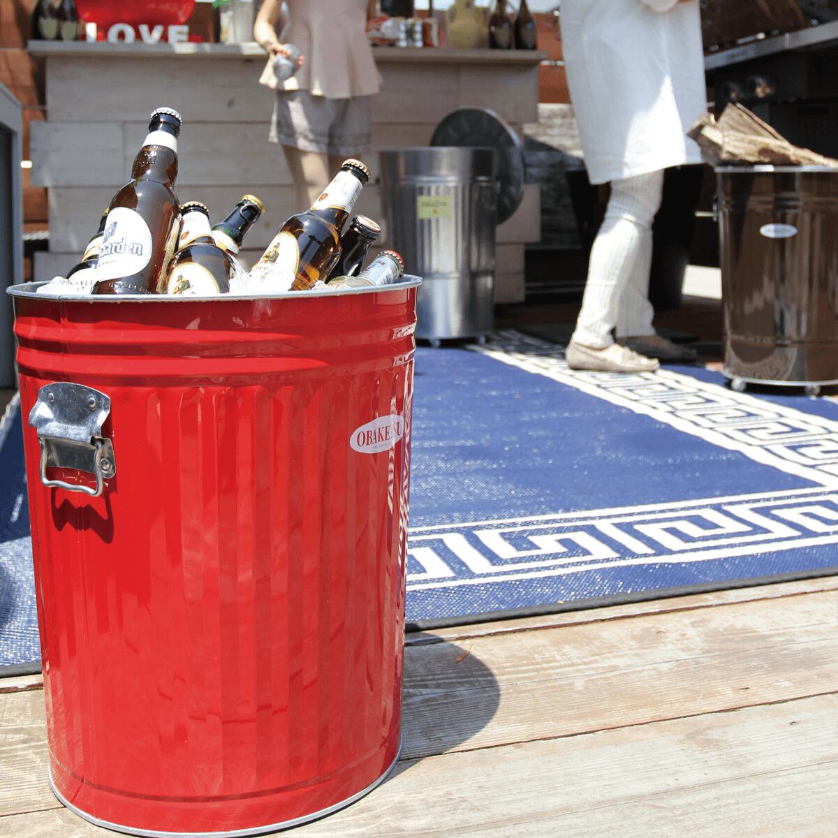 【OBAKETSU】ホルダー付きゴミ箱 33L