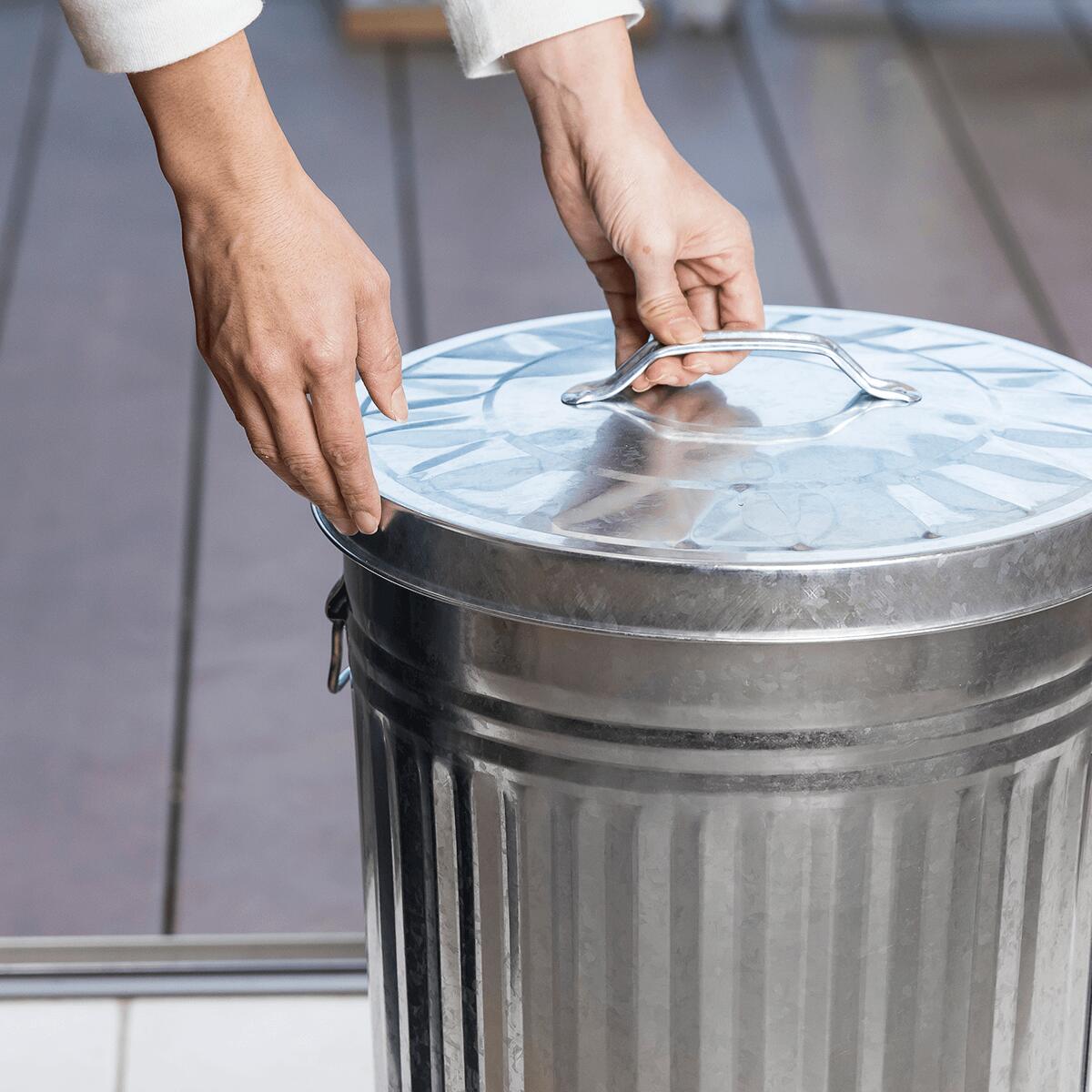 【OBAKETSU】ホルダー付きゴミ箱 33L