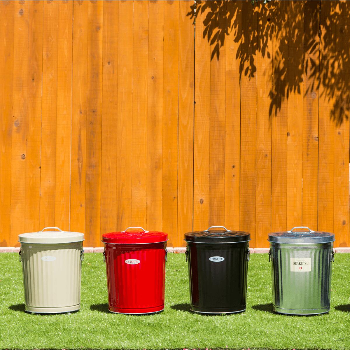 【OBAKETSU】ホルダー付きゴミ箱 33Lキャスター