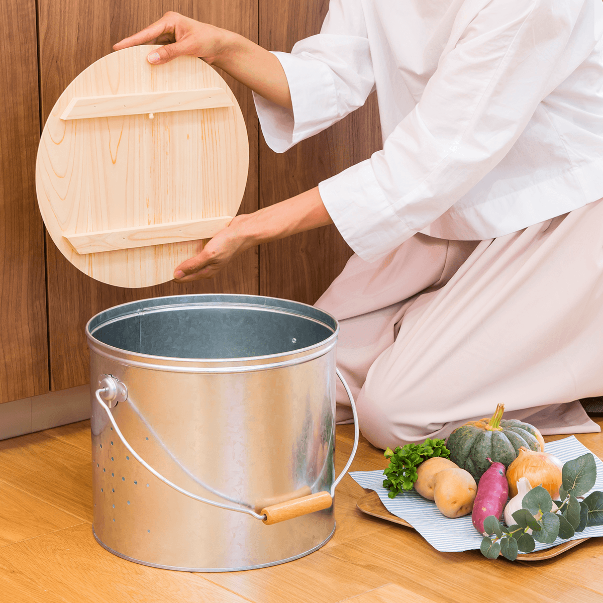 【OBAKETSU】野菜ストッカー 大サイズ