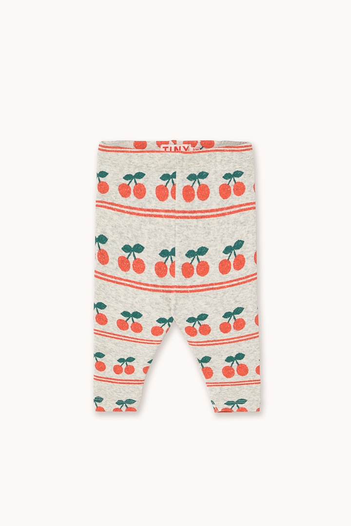 1st drop]tinycottons / CHERRY PATTERN RIB BABY PANT / AW25