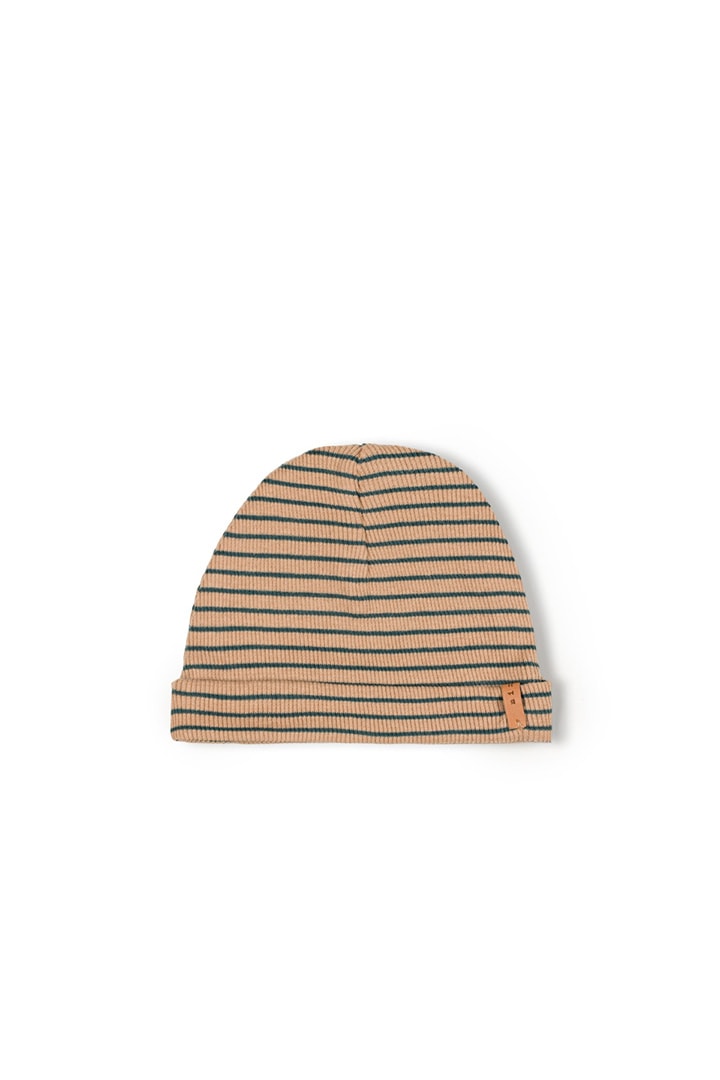 nixnut / Tof Hat / Moss Stripe | Size,0-1Y | OBEBE
