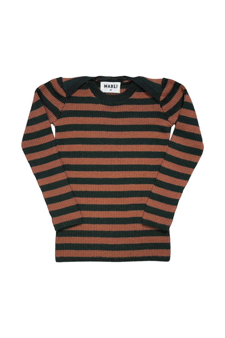 mabli ニットサロペ 18m マブリ ニットサロペット - メルカリ