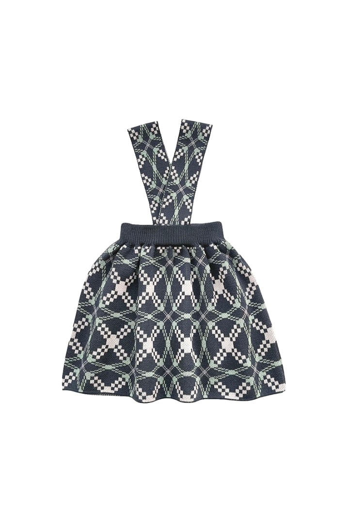 MABLI Eirlys Dress マブリ ワンピース 4y 4歳 SS24 MABLI] ERYRI DRESS / DENIM × PUMPKIN | Sun Sea