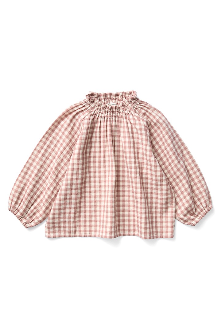 1st drop]SOOR PLOOM / IMELDA BLOUSE / GINGHAM, CHERRY | Size