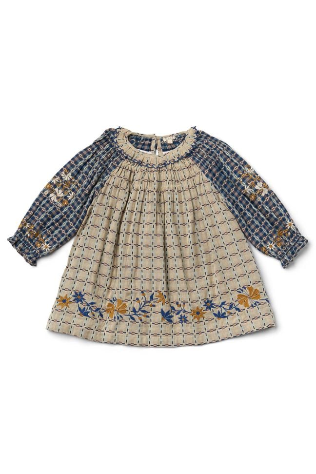 Lali kids / Tulip Dress / AW25_TULIP_DSYD / Double-Sided Yarn Dye