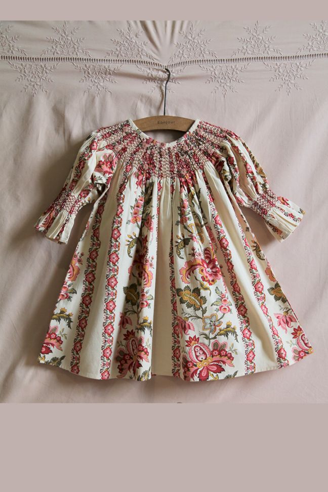 bonjour diary tunic 4y ホワイト×刺繍 bonjour diary tunic 4y ホワイト×刺繍 Bonjour（ボンジュール