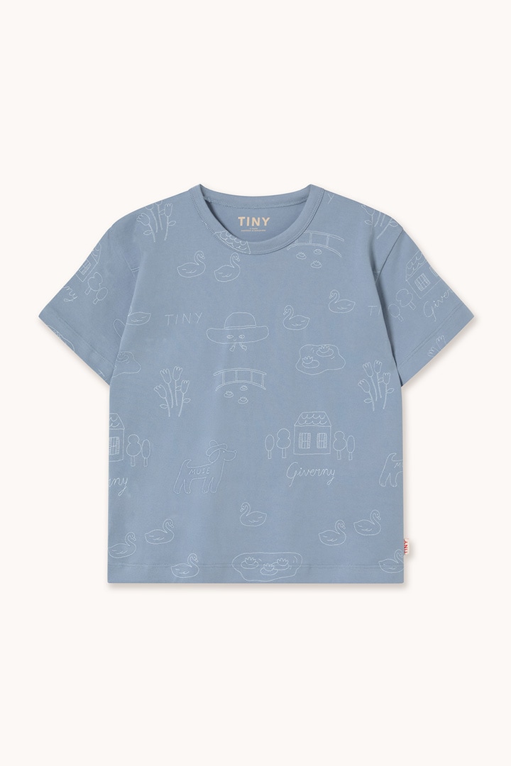 1st drop]tinycottons / Tiny Giverny Knitted Tee / SS26-005-K30