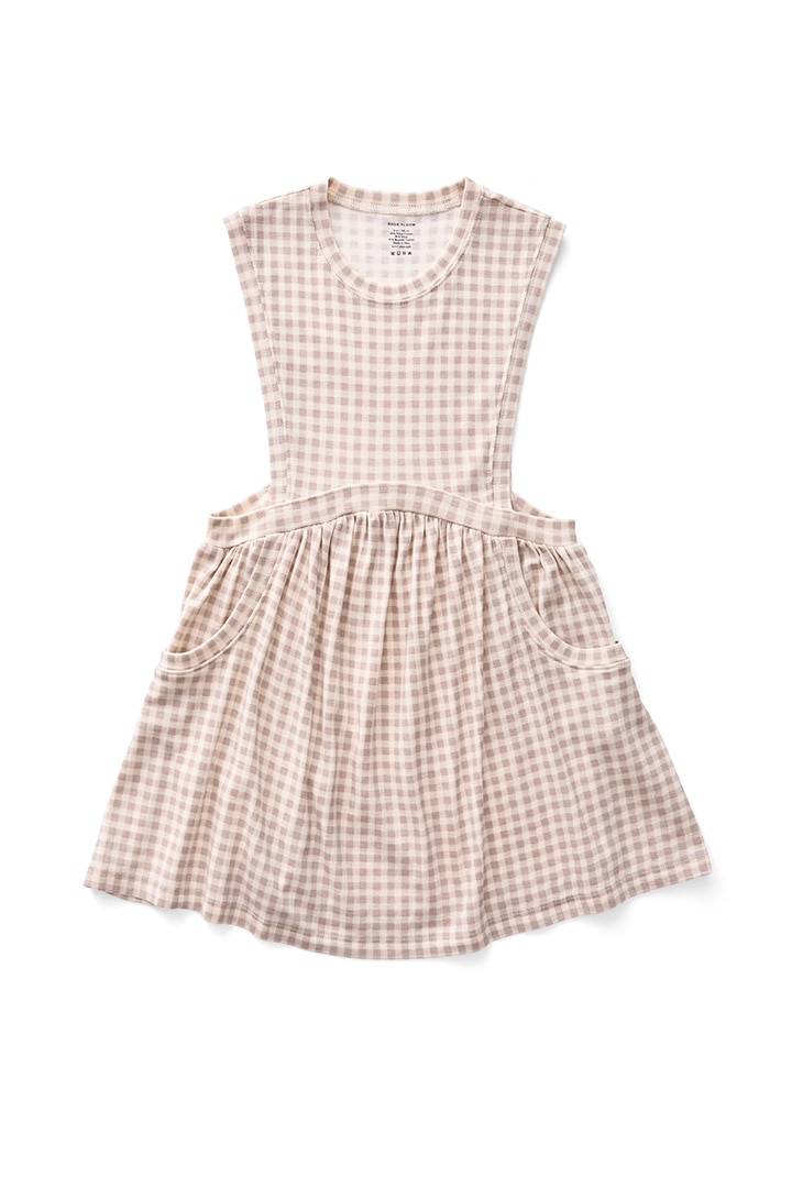 essential collection]SOOR PLOOM / DUNES DRESS / GINGHAM PRINT
