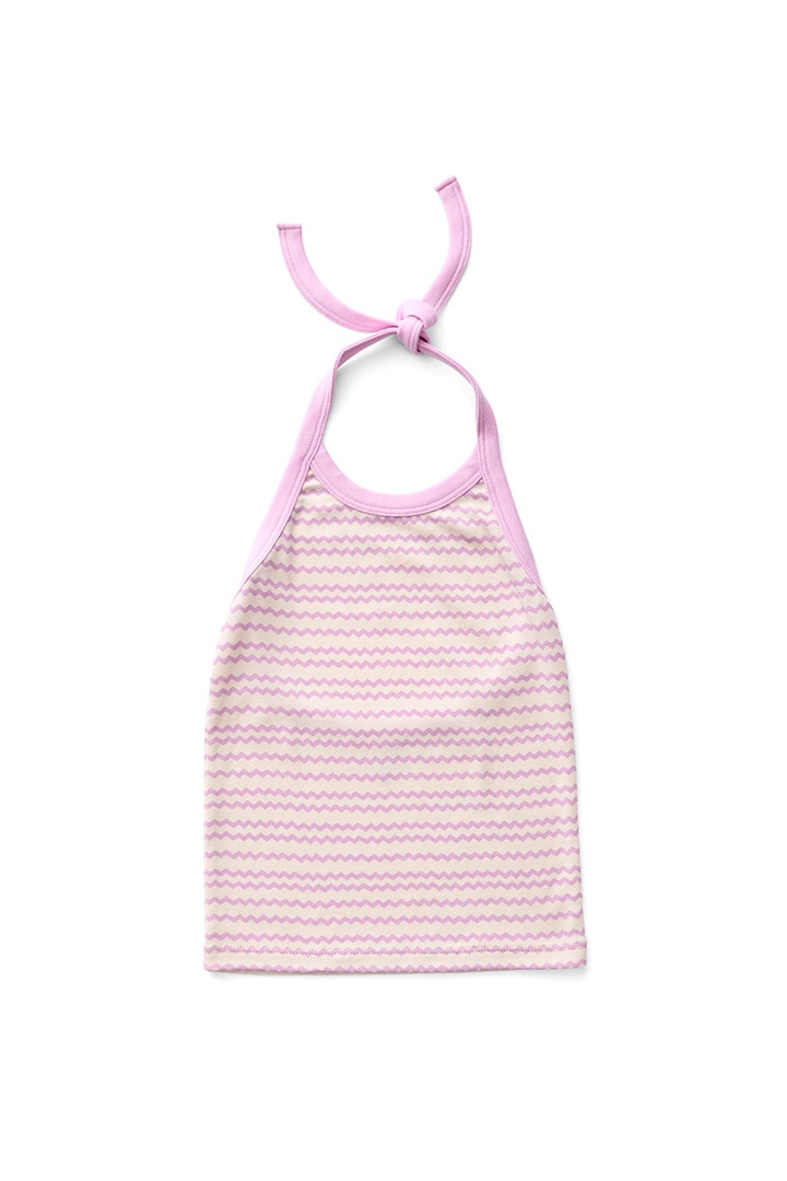 essential collection]SOOR PLOOM / TIE HALTER / RIC RAC PRINT