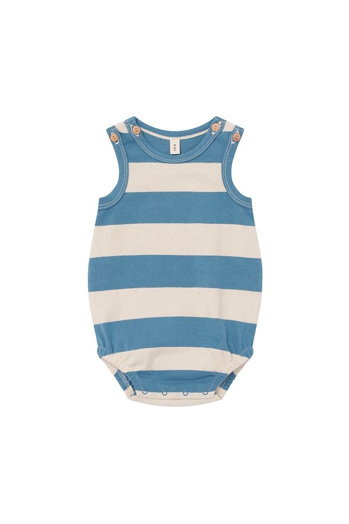 2nd drop]Organic Zoo / Deck Chair Stripes Sleeveless Bodysuit