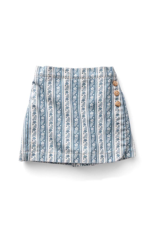 wovens collection]SOOR PLOOM / OLIVE SKORT / LATTICE PRINT, AZUL