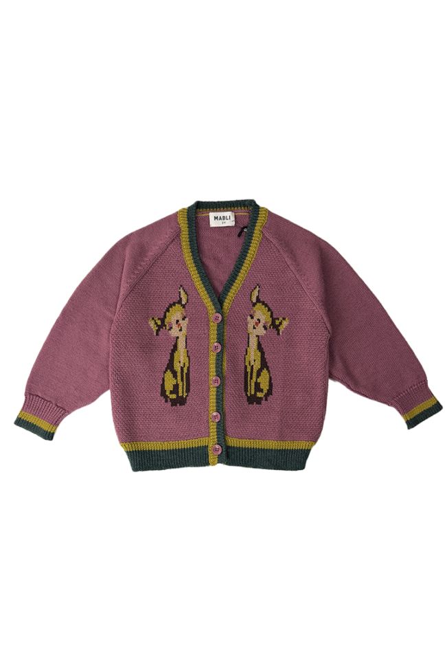 MABLI / CARW BACH CARDIGAN(2Y) / MAB865 / DAMSON/A | Brand,MABLI
