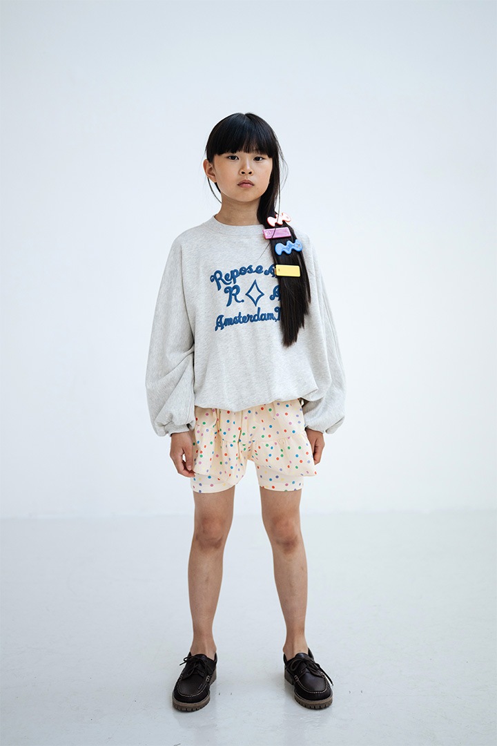 main story 25ss キャップ S/M repose ams トップス 1st drop]REPOSE AMS / 84. squared hair clip / soft yellow | Brand