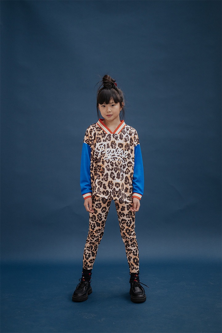 2nd drop]REPOSE AMS / 52. socker tee / leopard glitch color