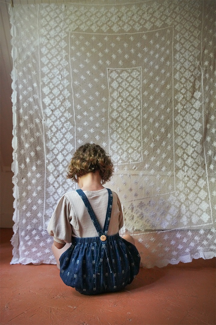 Essentials Collection]SOOR PLOOM / BALLOON TEE / DOVE POINTELLE 
