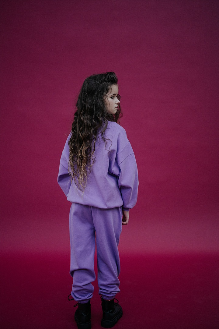 1st drop]REPOSE AMS / 21. crewneck sweater / violet lavender