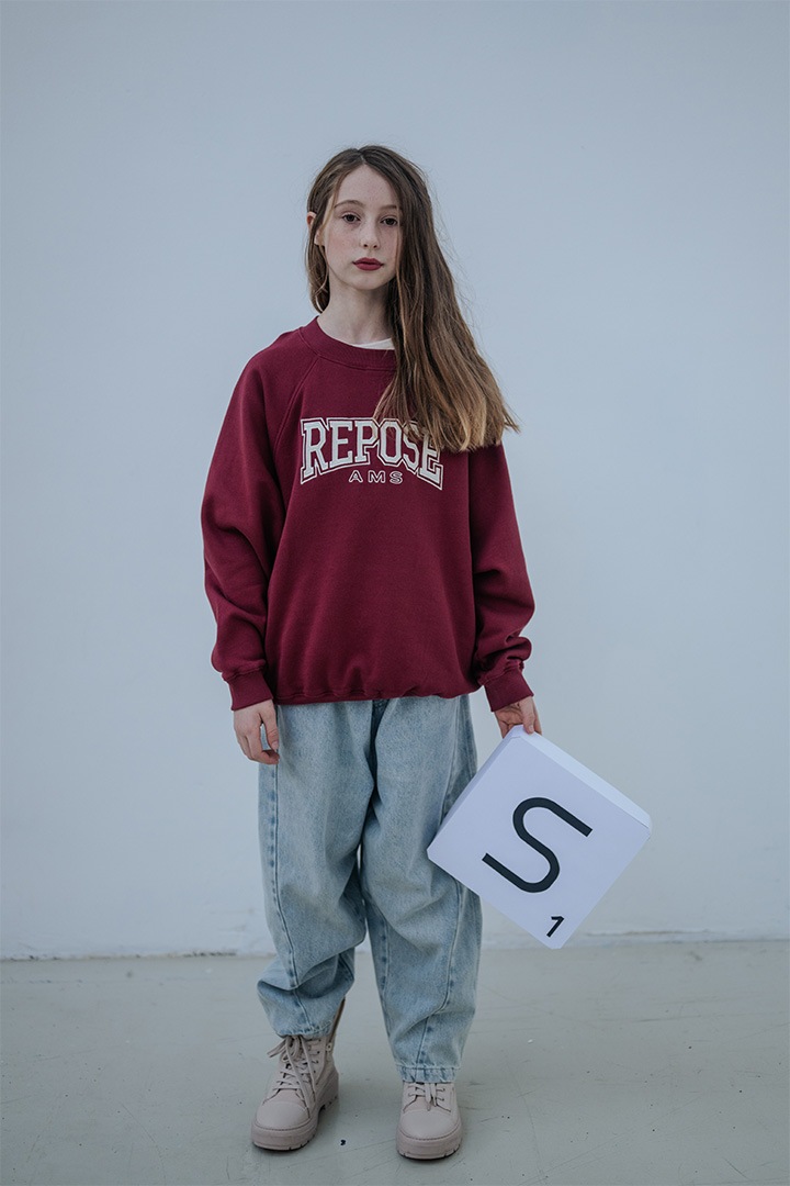 ra407) repose ams パンツ repose.ams 1st drop]REPOSE AMS / 8. barrel pant / sky blue | 25AW | OBEBE