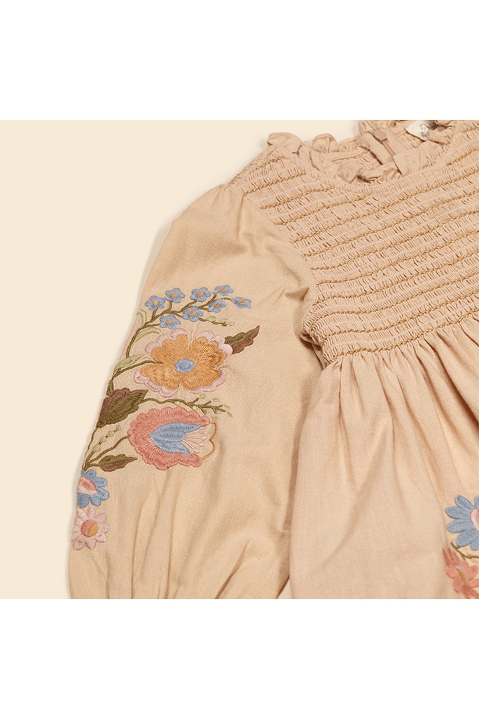 Apolina Mia dress almond 2-3Y 新品 Apolina Mia dress almond 2-3Y