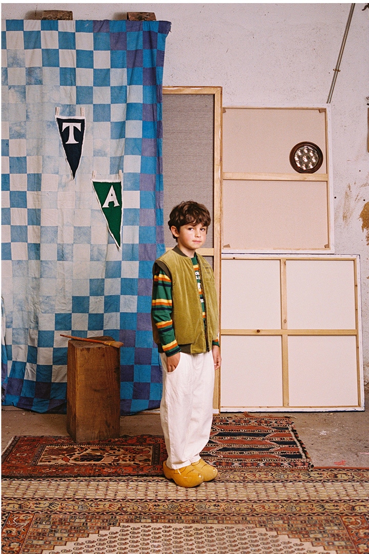 2nd drop]TRUE ARTIST / T-shirt no16 / T225MA009 / Forest