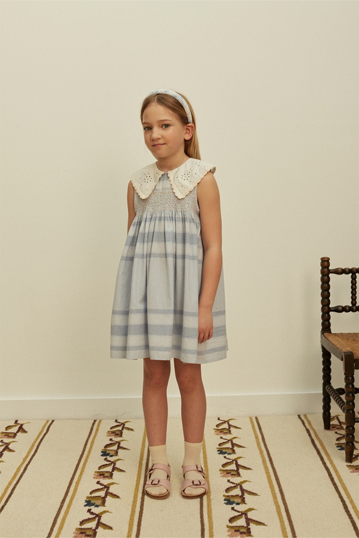 main collection]Apolina / CORNELIA S/L SMOCK DRESS / SUMMERHOUSE