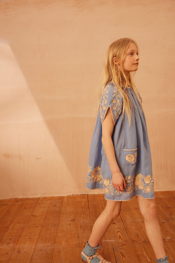 新品未使用　apolina NORA DRESS 3-5y 新品】apolina NORA DRESS 3-5y 未使用】Apolina Nora dress